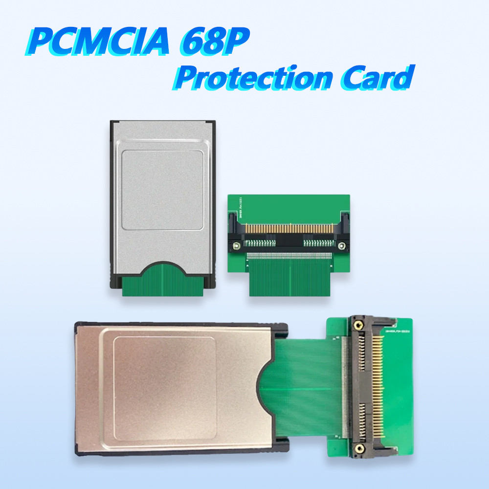 ADT-Link PCMCIA 68Pin Extension Protection Adapter Cards 60x140mm Reader Machine Tool PC Memory