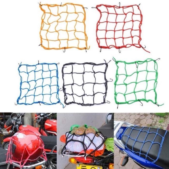 Jaring Sarung Helm Barang Jok Motor Cb 150R Vixion Xabre Tiger Supra Gtr Mx King Cbr R15 Gsx