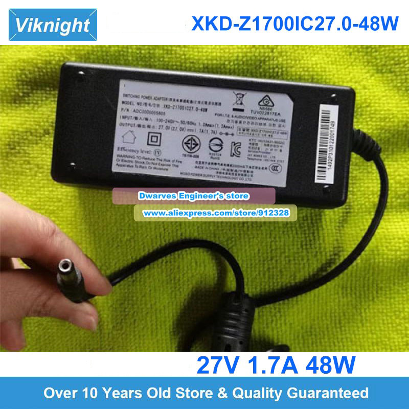 MSP-Z1700IC27.0-48W XKD-Z1700IC27.0-48W Power Adapter 27V 1.7A for Creative GIGAWORKS T50 T40 T30