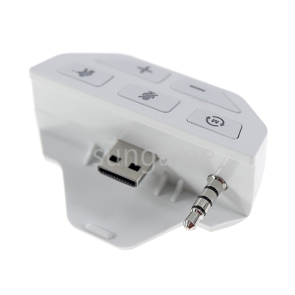 1pc Audio for Xbox One XboxSeries S X Controller Stereo Headset Adapter Headphone Converter