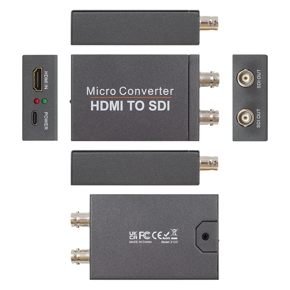 HDMI to SDI, HDMI to SDI Converter Two SDI Output Audio Embedder Support HDMI 1.3, 3G/ HD-SDI Auto