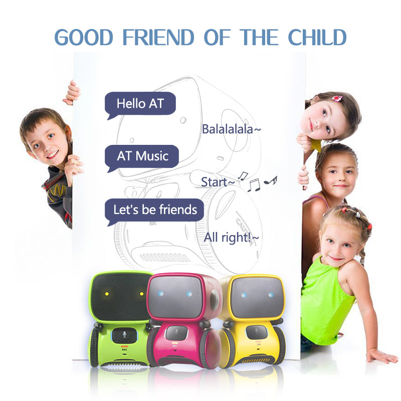 Toy Robot Voice Control Interactive Robot Cute Toy Smart Robot for Kids Dance Voice Command Touch