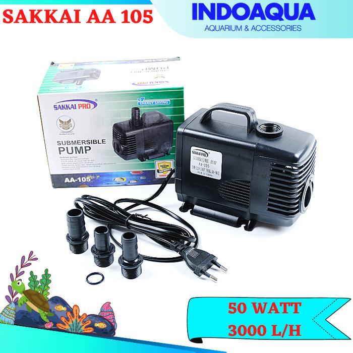 INDOAQUA - Pompa Celup Air Aquarium Besar Pompa Air Mancur Sakai 105