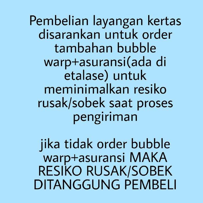 Layangan polos putih isi 50pcs