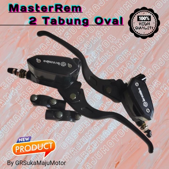 ASLI Master Rem Brembo 2 Tabung Oval Brembo N PCX X LEXI ADV Sepasang READY STOCK