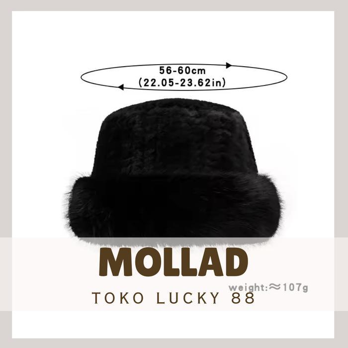 MOLLAD TL0169 Topi Bulu Musim Dingin Mongol Unisex Dewasa Hadiah Topi Winter Fur Faux Import