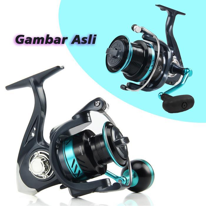 Dk800-7000 Reel Pancing / 5.2:1 Ril Pancing / Spinning Reel 10Kg Drag / Gulungan Berputar Reel Cnc