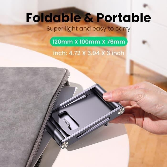 UGREEN 9046 STAND DESKTOP PHONE HOLDER LIPAT DUDUKAN HP ANDROID IPHONE