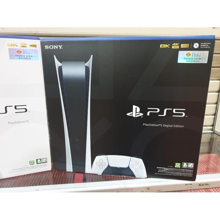 PS 5 / PS5 / Sony Playstation 5 (Digital Version) Region INDONESIA Grs - BNIB Segel Sony Indonesia