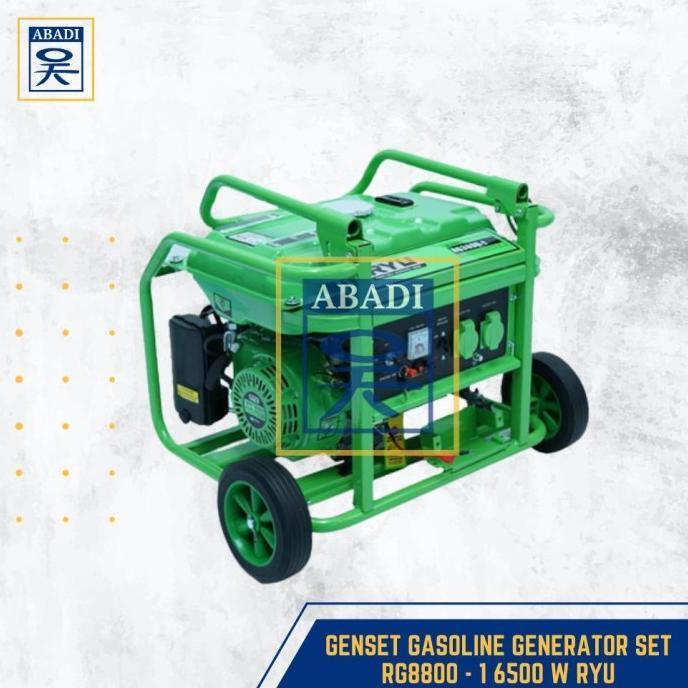 Genset Gasoline Generator Set Rg8800 - 1 6500 W Ryu (Danudjaya)