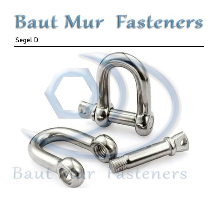 Segel D Stainless M6 / Shackle D Sus 304 Ss 304