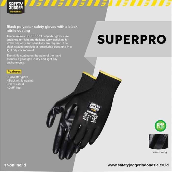 "New" HAND GLOVES SAFETY JOGGER TYPE SUPERPRO
