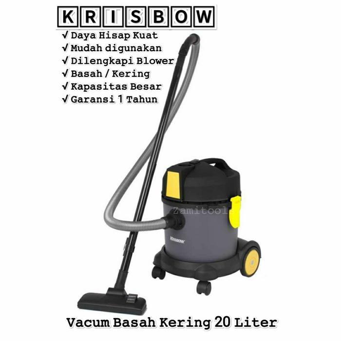 VACUUM CLEANER WET/DRY 20L KRISBOW