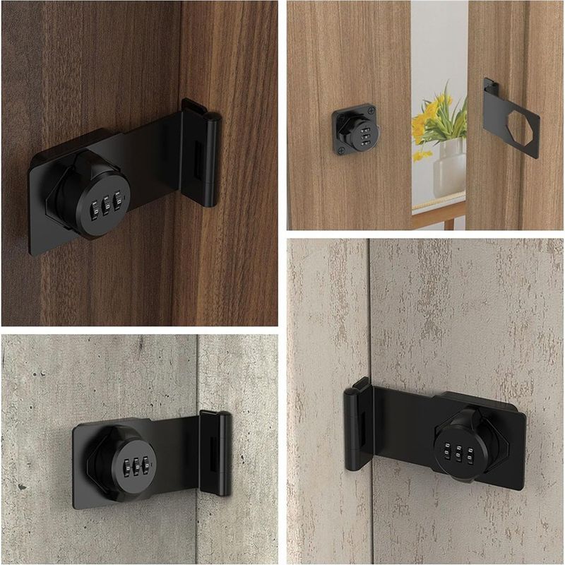 Keyless Cabinet Combination Latch,Cabinet Password Locks For Cabinet,Mailbox,Office File Cabinet