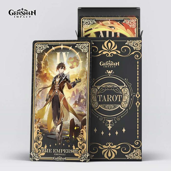 Cards Kartu Tarot Anime Genshin Impact Tarot Card Divination Kazuha Tartaglia Arataki Itto Deck