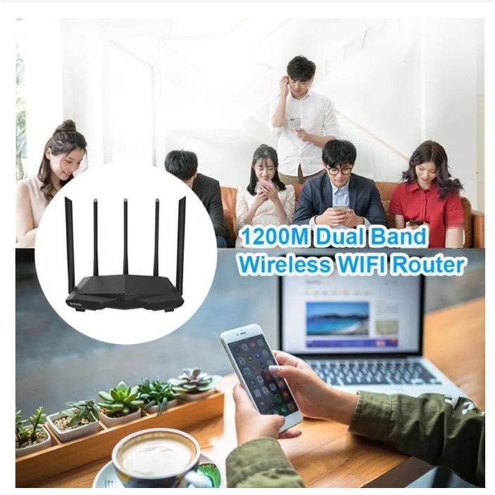 Gv - Tenda Ac7 Ac2100 Dual Band Gigabit Wifi Router Mumimo Technology
