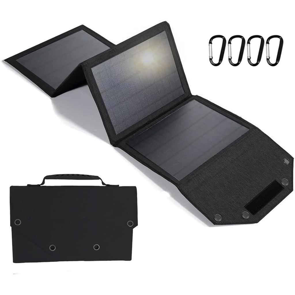 1000W Solar Panel Solar Folding Bag USB+DC Output Solar Charger Outdoor Power Supply for Home Mobile