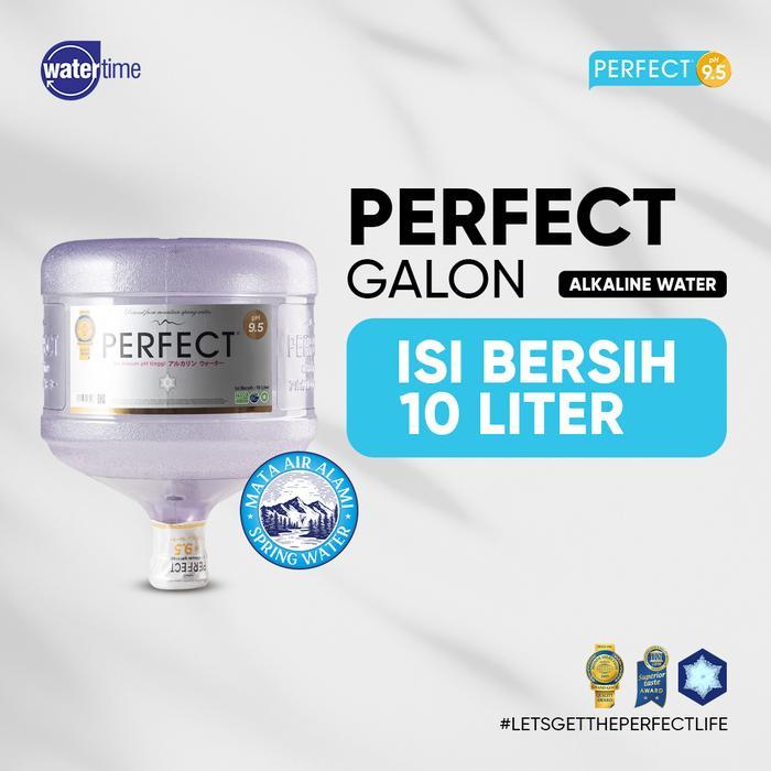 Perfect Alkaline Water Galon 10 Liter Ph 9,5 Terlaris