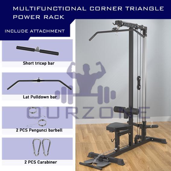 Lat Pull Down Rowing Cable Machine Crossover Pull Up Rack Terbaru 