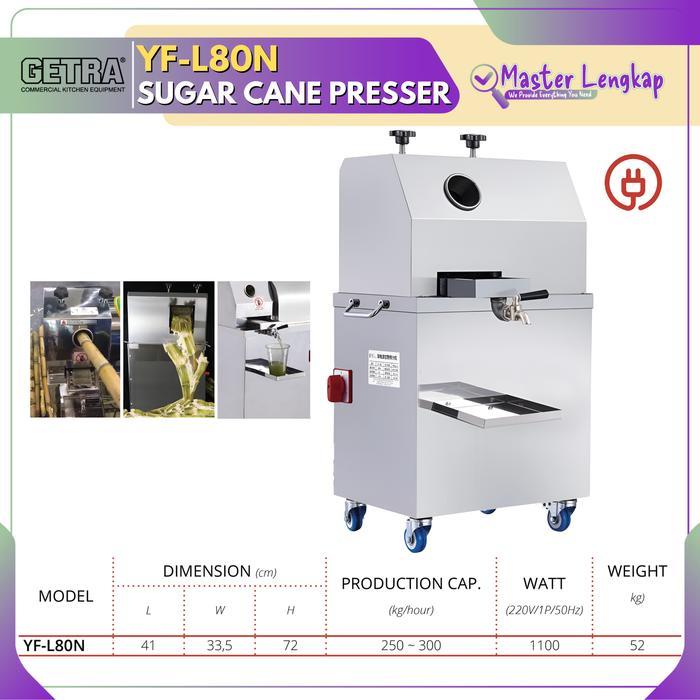 GETRA SUGAR CANE PRESSER YF-L80N / YFL80N / YF L80N / YFL 80N / YFL 80 N