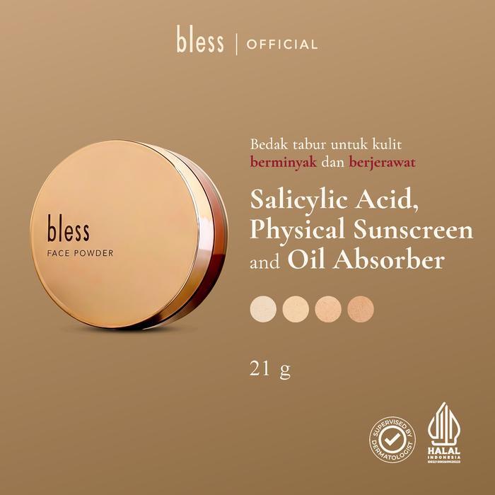Bless Acne Face Powder Bedak Tabur - Jerawat/Kulit Berminyak