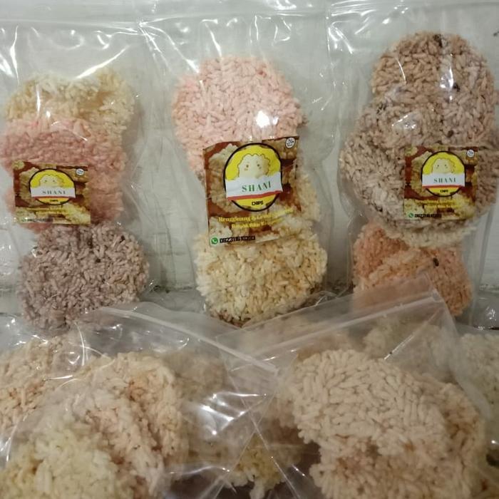 "New" Rengginang Matang Rasa Terasi Ketan Hitam Bawang Putih