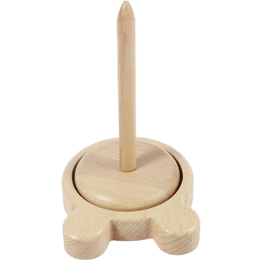 Wood Yarn Holder Rotatable Yarn Spinner Holder Stable Yarn Holder Dispenser Portable Yarn Holder Sta