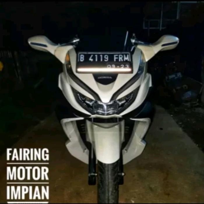 Fullfairing honda pcx paket hemat fullbody warna putih cat berkualitas