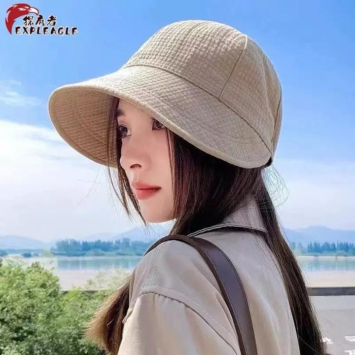 Topi wanita / topi fashion gaya Jepang dan Korea / topi wanita anti UV (topi anti UV)