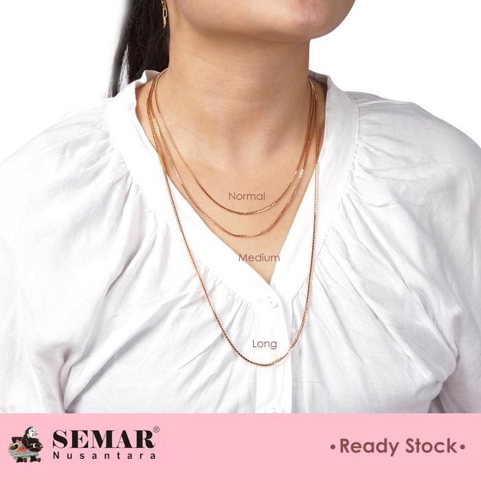 Kalung Emas Polos Santa Gold 10K Semar Nusantara Terlaris