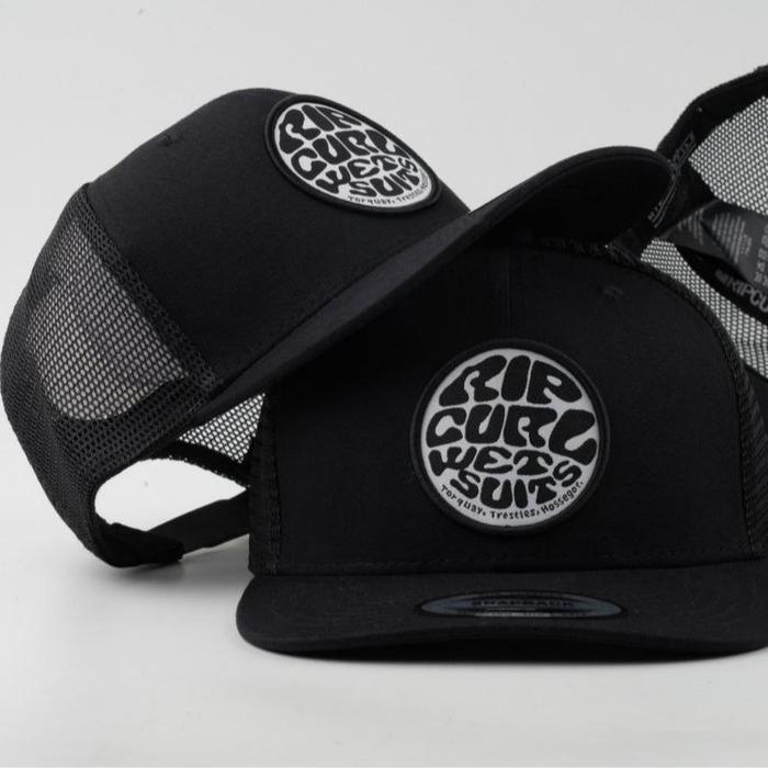 Topi Snapback RCurl Wet Suit Hitam Trucker