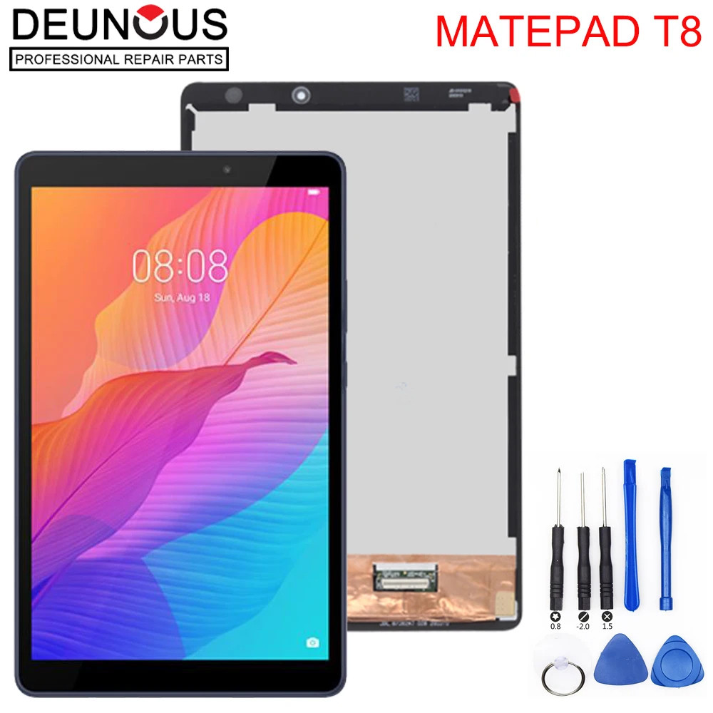 New For Huawei MatePad T8 C3 8.0 KOB2-W09 KOB2-L09 BZD-AL00 LCD Display Touch Screen Digitizer