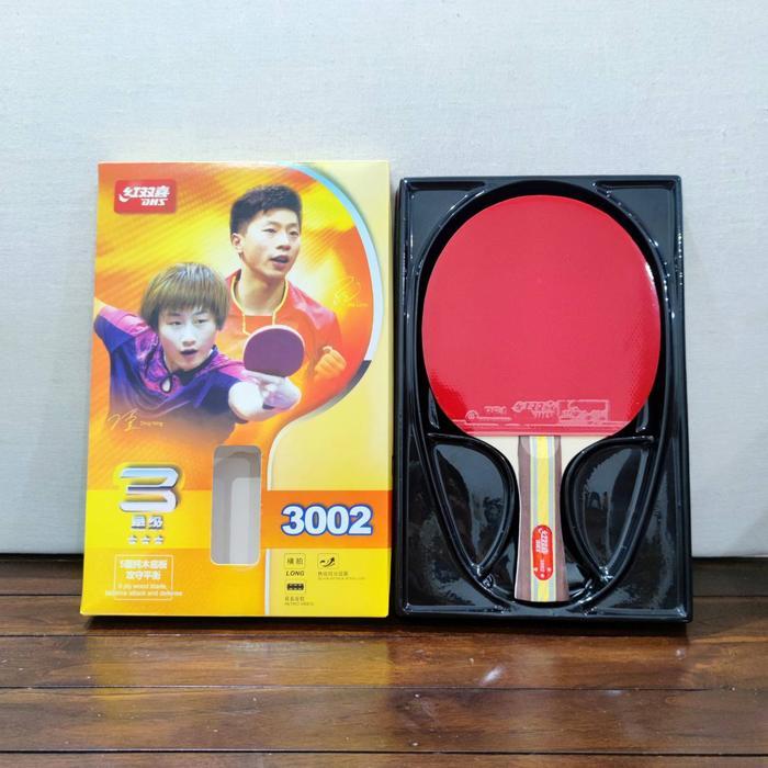 Bet Pingpong Dhs R 3002 - Bet Tenis Meja Dhs 3002 - Bat Ping Pong Dhs Gratis Ongkir