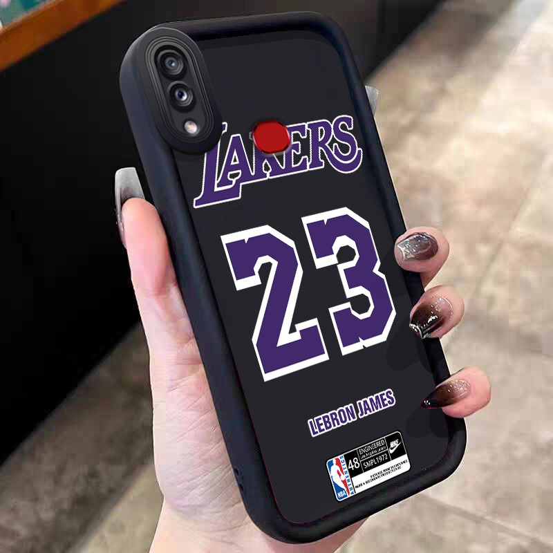 Casing Hp untuk Samsung Galaxy A10s M01s Case 23 Desain Bola Basket Kasing silikon Cesing Softcase A