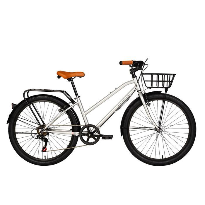Sepeda Mini Element City Bike Bergamont DCT 26" like London Taxi 8sp - Silver
