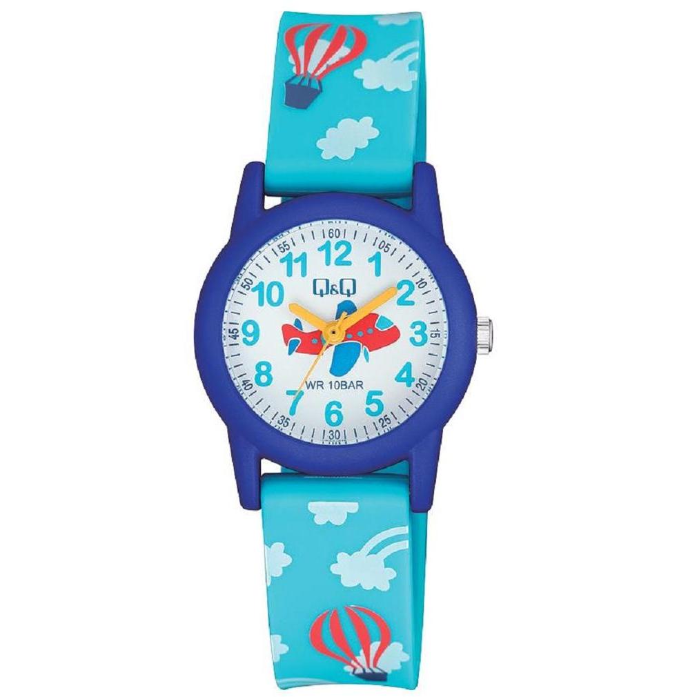 Jam Tangan Anak Tali Karet Q&Q QnQ QQ Original VR99 VR99J VR99J018Y