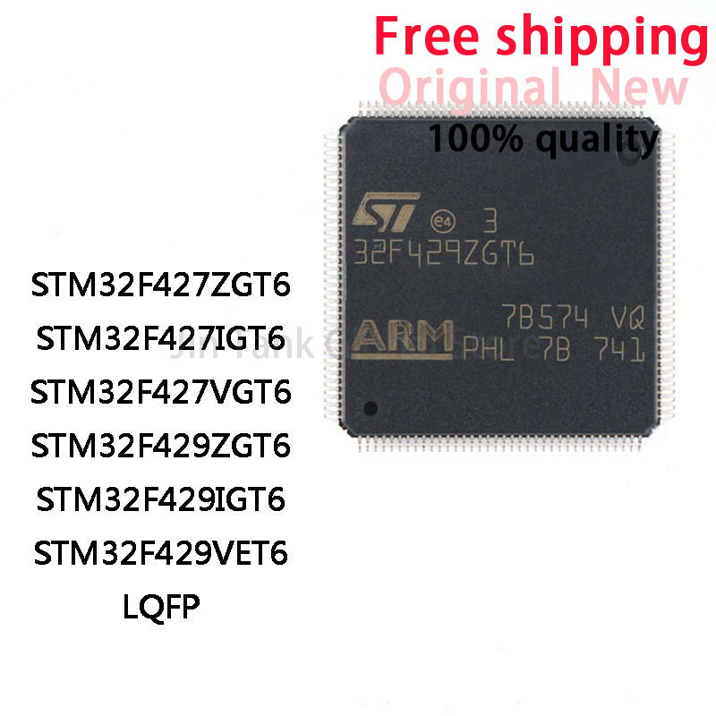 STM32F427ZGT6 STM32F427IGT6 STM32F427VGT6 STM32F429ZGT6 STM32F429IGT6 STM32F429VET6 STM32F429 LQFP