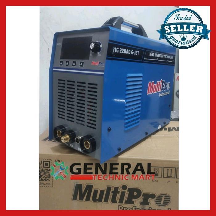 Multipro Mesin Las Alumunium Argon AC DC TIG 220 GJBT PULSE STAINLES