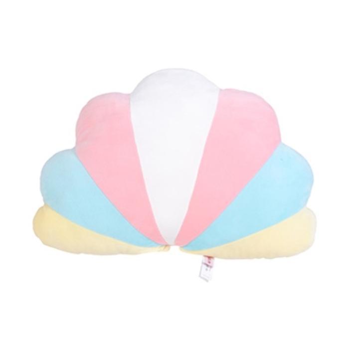 Boneka Bantal Kerang - Miniso Summer Rainbow Series Plus Pillow(Shell) -Gratisongkir