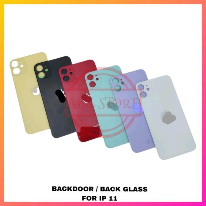 BACKDOOR TUTUP BELAKANG COMPATIBLE FOR IPHONE 11 ORIGINAL *