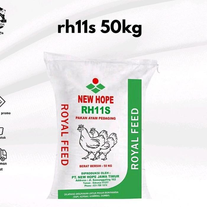 Pakan ayam new hope RH11S pakan ayam pedaging kemasan 50kg