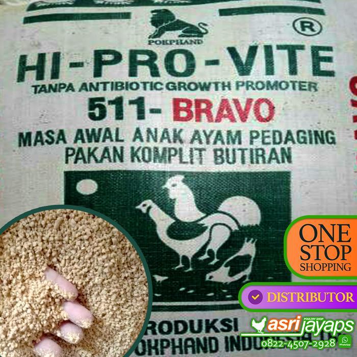 Makanan Voer/Pur Ayam Kecil Hi-Pro-Vite 511-Bravo Pokphand 500 gr