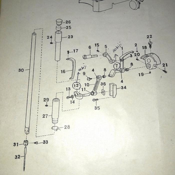 Mangkokan/Gula Gula Mesin Jahit Typical Gc6 Series 22T2-005B1 Ready