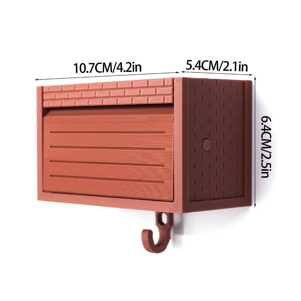 1Set Car Garage Key Holder With Opening Door Wall-mounted Display Garage Key Fob Home Universal Hook