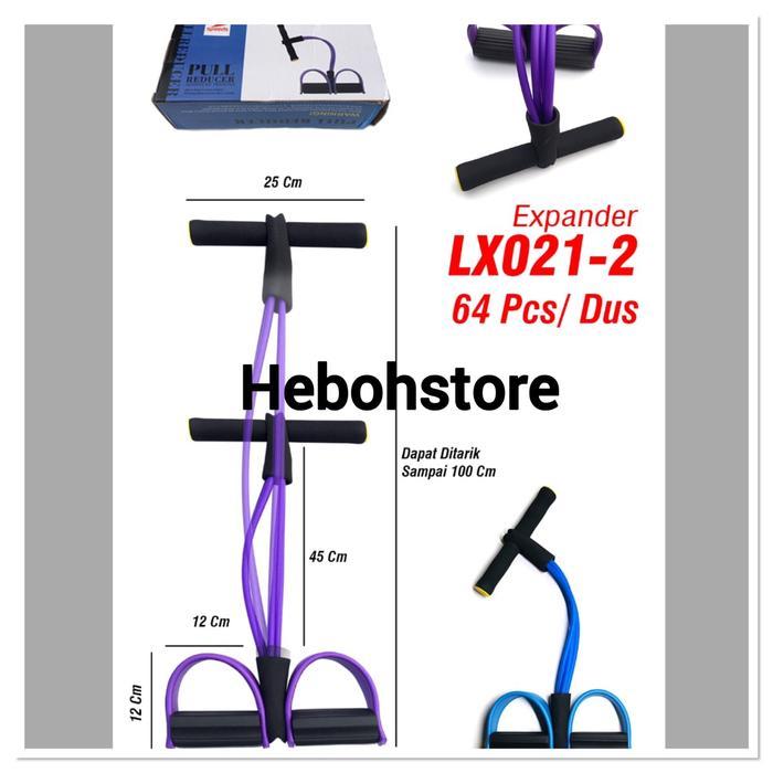 Happyfit - Pull Reducer Expander Elastis Resistance Band Fitness Lx021-2