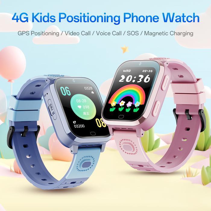 ORIGINAL Aolon DF93 Anti Jam tangan anak 4G Video Cing untuk telepon anak Gps Smartwatch smartwatch
