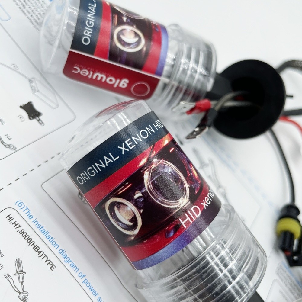 Best Seller Original GLOWTEC 2Pcs HID H1 H7 H11 Bulb 35W 3000K 4300K 5000K 6000K 8000K 10000K 12000K