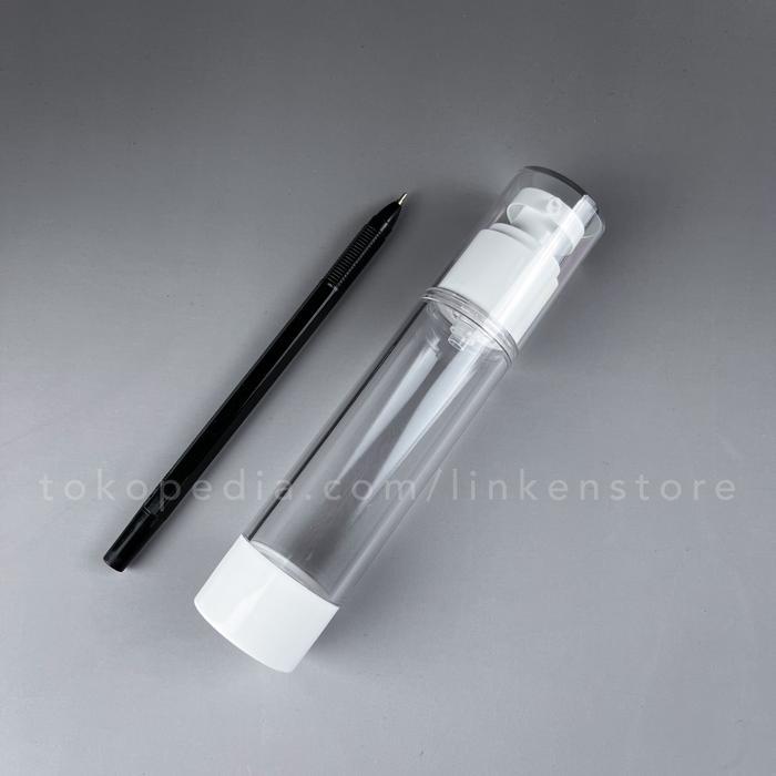 "New" Botol Airless PUMP 50ml - Lotion Serum Treatment Skincare Travel Size