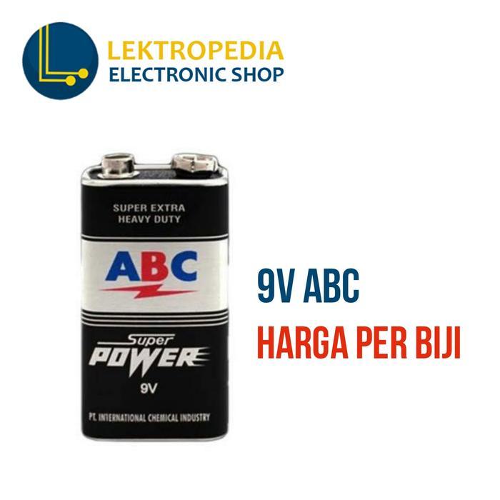 New Baterai 9 volt ABC Kotak Super Power Batu 9 v volt 9volt Battery Batre Rumah