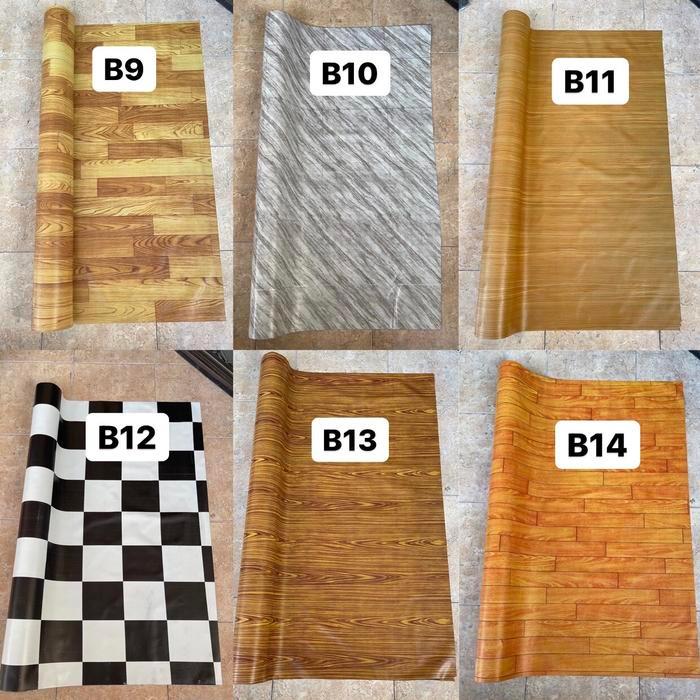 "New" KARPET PLASTIK VINYL LANTAI METERAN WATERPROOF PERLAK MEJA
